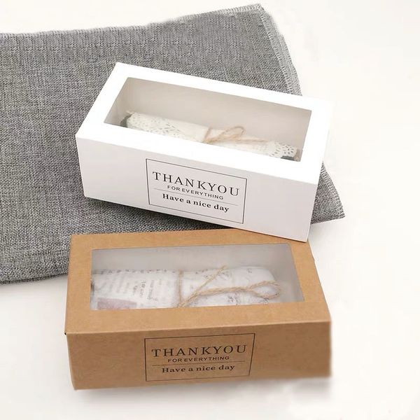 50pcs/lot thank you gift boxes kraft paper white drawer shape cake paper box with clear window display packaging for bakery
50pcs/lot thank you gift boxes kraft paper white drawer shape cake paper box with clear window display packaging for bakery