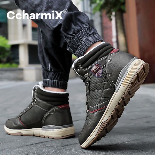 ccharmix man snow boots winter outdoor keep warm fashion shoes for males winter warm shoes with fur casual ankle boots, Black
ccharmix man snow boots winter outdoor keep warm fashion shoes for males winter warm shoes with fur casual ankle boots, Black
