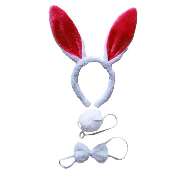 1set kids ears headband bow ties tail set party cosplay costume plush headwear party prop
1set kids ears headband bow ties tail set party cosplay costume plush headwear party prop