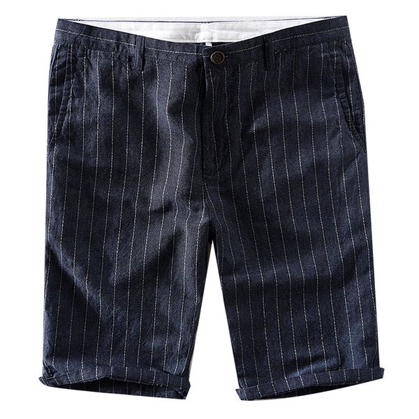 men's shorts summer 100% linen stripe beach pants loose youth casual 5-point short trousers men bermuda 30-40 7503, White;black
men's shorts summer 100% linen stripe beach pants loose youth casual 5-point short trousers men bermuda 30-40 7503, White;black