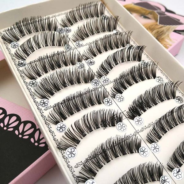 false eyelashes 10 pairs natural long black makeup fake eye lashes extensions soft eyelash extension kit l03
false eyelashes 10 pairs natural long black makeup fake eye lashes extensions soft eyelash extension kit l03