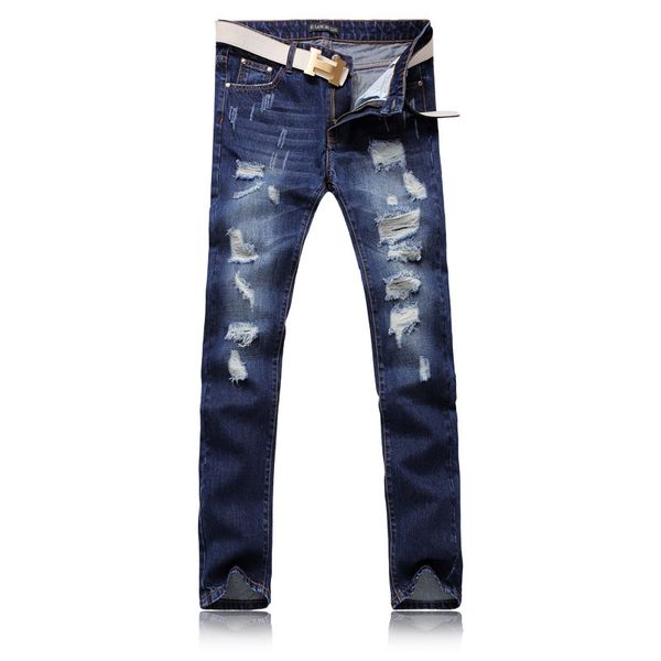 men's jeans fashion city spring and summer dark blue straight type hand-worn folds feet slim trousers men
men's jeans fashion city spring and summer dark blue straight type hand-worn folds feet slim trousers men