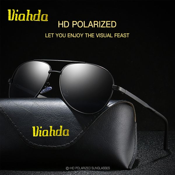 viahda hd polarized metal frame fashion sunglasses classic design women men feminin brand oculos vintage glasses, White;black
viahda hd polarized metal frame fashion sunglasses classic design women men feminin brand oculos vintage glasses, White;black