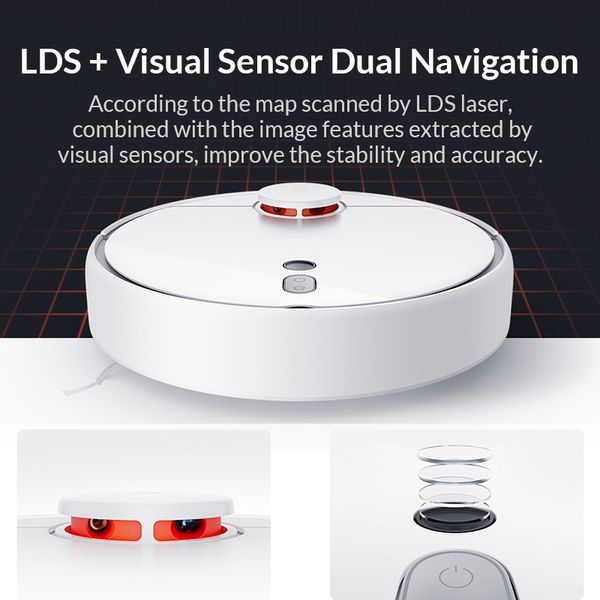 xiaomi mijia robot vacuum cleaner 1s for home automatic sweeping dust sterilize smart planned wifi mijia app remote control
xiaomi mijia robot vacuum cleaner 1s for home automatic sweeping dust sterilize smart planned wifi mijia app remote control