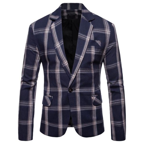 casual plaid mens suits tuxedos blazer jacket men blazer slim fit wedding suits for men gray black navy, White;black
casual plaid mens suits tuxedos blazer jacket men blazer slim fit wedding suits for men gray black navy, White;black