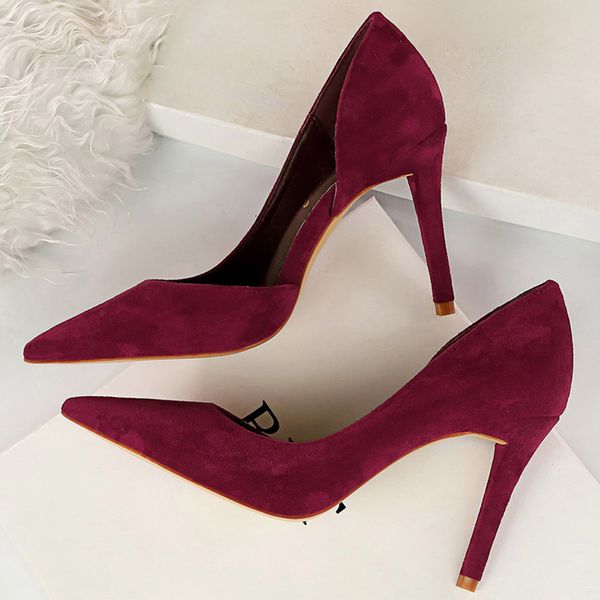 2020 women 9.5cm high heels office burgundy purple fashion pumps lady wedding bridal scarpins yellow green plus size 43 shoes, Black
2020 women 9.5cm high heels office burgundy purple fashion pumps lady wedding bridal scarpins yellow green plus size 43 shoes, Black