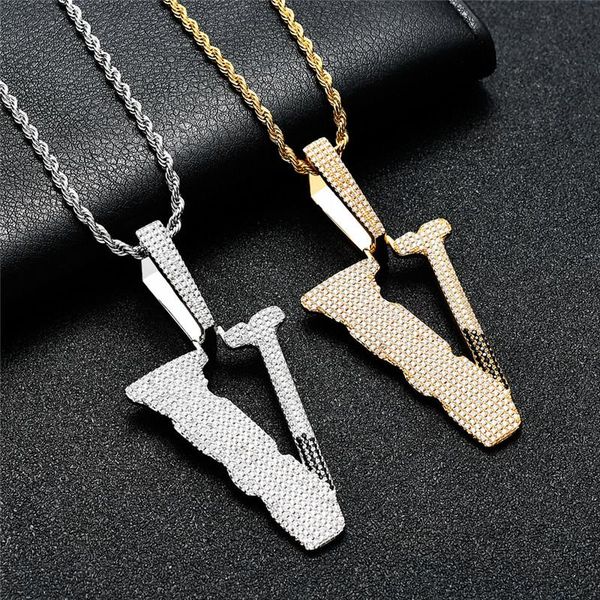 iced out letters pendant necklace with chain 4 colors zircon women mens necklace fashion multicolor hip hop jewelry gifts, Silver
iced out letters pendant necklace with chain 4 colors zircon women mens necklace fashion multicolor hip hop jewelry gifts, Silver