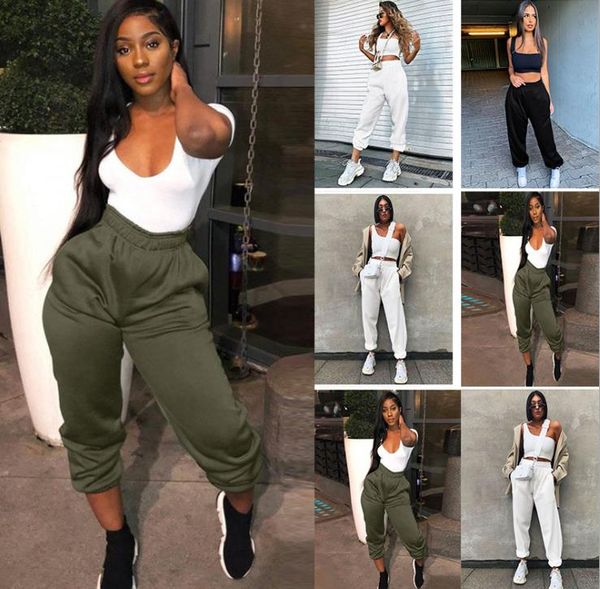 womens jogger sports loose pants summer elestic solid color sweatpants female high waist street harem trousers, Black;white
womens jogger sports loose pants summer elestic solid color sweatpants female high waist street harem trousers, Black;white