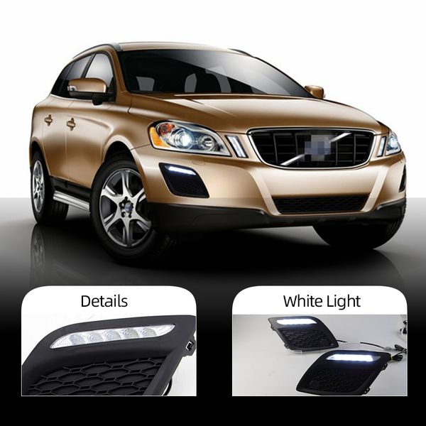 1 pair daytime running lights daylight car led drl fog head lamp cover car-styling for volvo xc60 2011 2012 2013
1 pair daytime running lights daylight car led drl fog head lamp cover car-styling for volvo xc60 2011 2012 2013