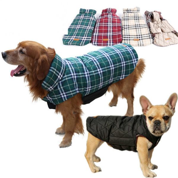 winter dog jacket warm pet clothes outdoor waterproof reversible fashion plaid puppy coats thicken cotton padded dogs apparel
winter dog jacket warm pet clothes outdoor waterproof reversible fashion plaid puppy coats thicken cotton padded dogs apparel