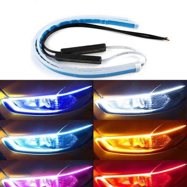 1x ultrafine drl 30cm daytime running light flexible soft tube guide car led strip white red turn signal yellow waterproof
1x ultrafine drl 30cm daytime running light flexible soft tube guide car led strip white red turn signal yellow waterproof