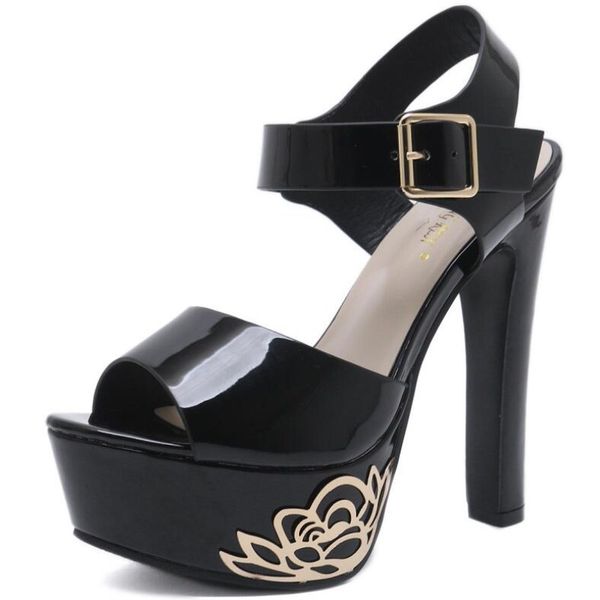 2020 new fashion ultra high heel fish mouth sandals thick platform waterproof platform word buckle women's shoes, Black
2020 new fashion ultra high heel fish mouth sandals thick platform waterproof platform word buckle women's shoes, Black