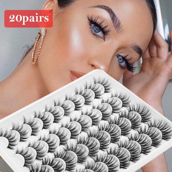 false eyelashes 20 pairs handmade 3d mink natural long makeup lashes eyelash extension
false eyelashes 20 pairs handmade 3d mink natural long makeup lashes eyelash extension