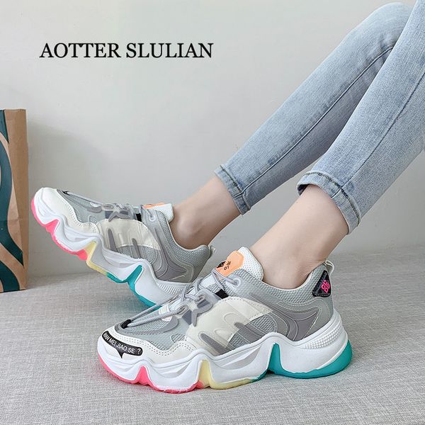 2020 summer women sneakers vulcanize breathable rainbow fashion casuals height increasing female chunky ladies walking shoes, Black
2020 summer women sneakers vulcanize breathable rainbow fashion casuals height increasing female chunky ladies walking shoes, Black