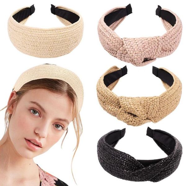 hair accessories fashion women handmade solid raffia hairband cross knot headwear casual summer
hair accessories fashion women handmade solid raffia hairband cross knot headwear casual summer
