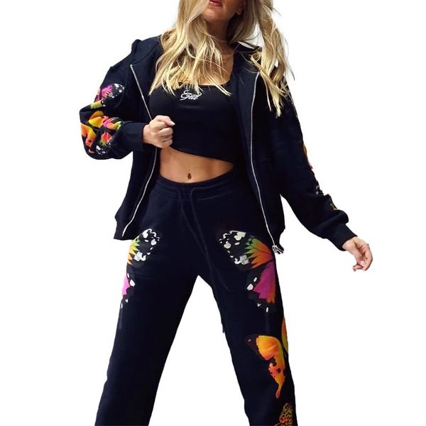 yoga outfits butterfly print two pieces set women sportswear 2021 autumn long sleeve jacket pants tracksuit ladies clothing sets, White;red
yoga outfits butterfly print two pieces set women sportswear 2021 autumn long sleeve jacket pants tracksuit ladies clothing sets, White;red