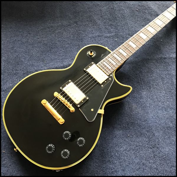 new black electric guitar with yellow binding and rose wood fingerboard, fast shipping , all colors are available , some where ing
new black electric guitar with yellow binding and rose wood fingerboard, fast shipping , all colors are available , some where ing