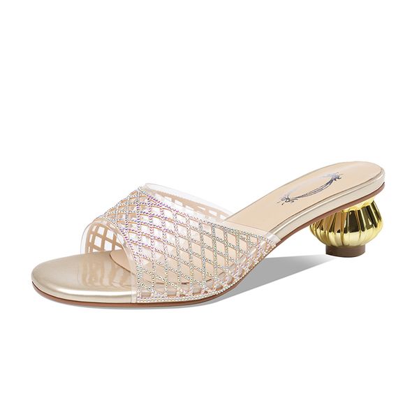 women strange high heeled slippers crystal casual basic shoes woman summer party ladies shoes plus size 34-43, Black
women strange high heeled slippers crystal casual basic shoes woman summer party ladies shoes plus size 34-43, Black