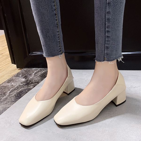 dress shoes square toe heels women pump simple fashion kitten elegant plus size for heel female office shoe block, Black
dress shoes square toe heels women pump simple fashion kitten elegant plus size for heel female office shoe block, Black