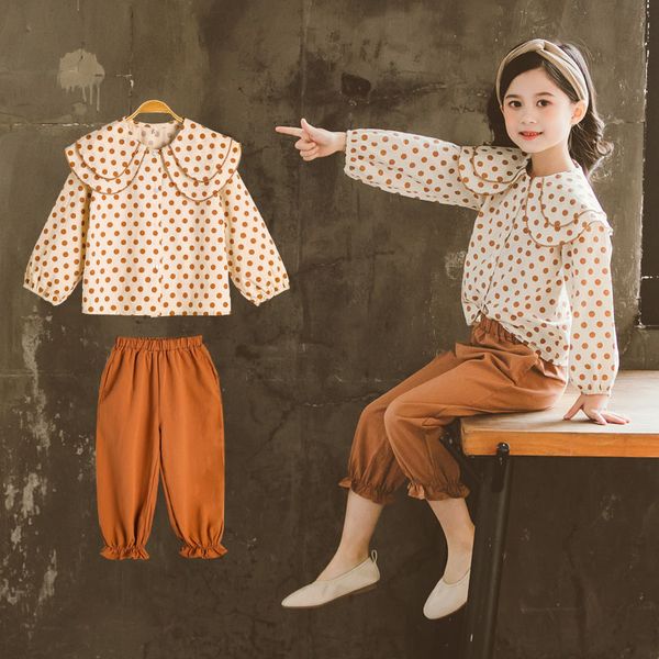 Girls Clothes Sets 2020 Spring Summer Long Sleeve Dot Tops Pants 2PCS Tracksuit Children Clothing Set Kids Outfit 4 6 8 10 12, Yellow
Girls Clothes Sets 2020 Spring Summer Long Sleeve Dot Tops Pants 2PCS Tracksuit Children Clothing Set Kids Outfit 4 6 8 10 12, Yellow