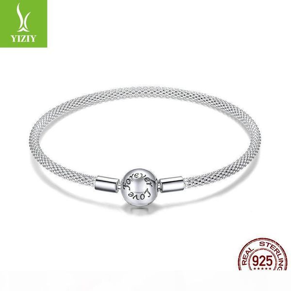 s925 silver bracelet female eternal love korean version of simple fashion diy manual base chain y19051403, Black
s925 silver bracelet female eternal love korean version of simple fashion diy manual base chain y19051403, Black