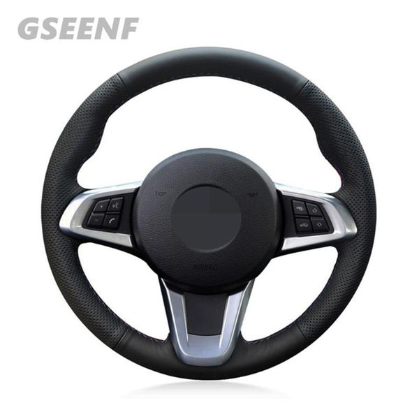 car accessories steering wheel cover for z4 2009-2014 black hand-stitched non-slip breathable artificial leather
car accessories steering wheel cover for z4 2009-2014 black hand-stitched non-slip breathable artificial leather