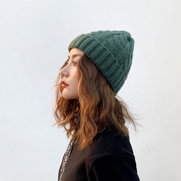 beanie/skull caps autumn winter korean version of warm twist wool hat japanese knitted, Blue;gray
beanie/skull caps autumn winter korean version of warm twist wool hat japanese knitted, Blue;gray