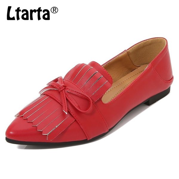 ltarta women's street fashion tassled flat shoes net red ladies comfortable casual pointed shoes women's large wz--5, Black
ltarta women's street fashion tassled flat shoes net red ladies comfortable casual pointed shoes women's large wz--5, Black