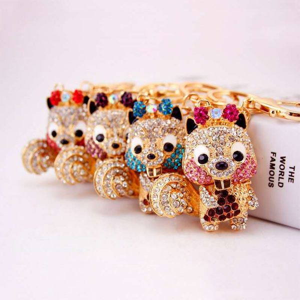 fashion bag package pendant squirrel shape key ring accessories gift pendant key ring, Silver
fashion bag package pendant squirrel shape key ring accessories gift pendant key ring, Silver