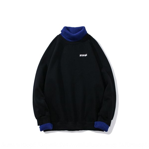 2020 high collar men's trendy ins plus velvet coat loose trendy brand bf lazy underwear sweater coat sweater style autumn and winter me, Black
2020 high collar men's trendy ins plus velvet coat loose trendy brand bf lazy underwear sweater coat sweater style autumn and winter me, Black