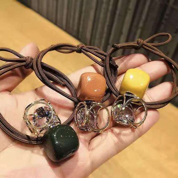 2020 new door head rope ins hollow crystal hair ring tie hair rhinestone rubber band simple net red hair rope headdress trend personality, Pink
2020 new door head rope ins hollow crystal hair ring tie hair rhinestone rubber band simple net red hair rope headdress trend personality, Pink