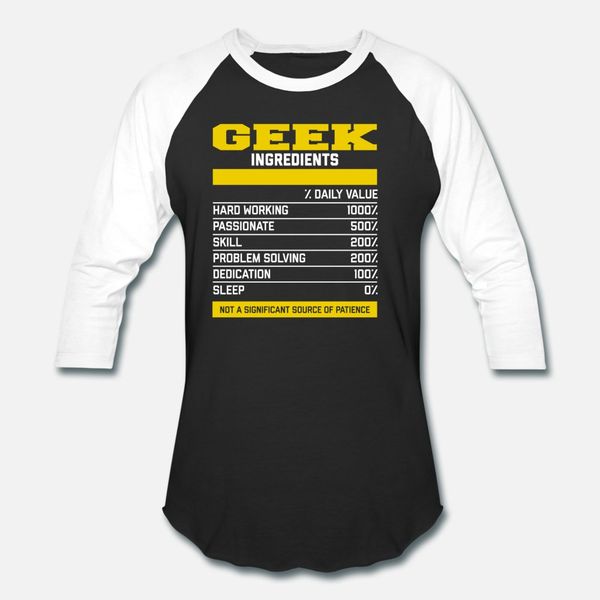 awesome geek ingredients t shirt men designer cotton size s-3xl pictures famous basic summer family shirt
awesome geek ingredients t shirt men designer cotton size s-3xl pictures famous basic summer family shirt