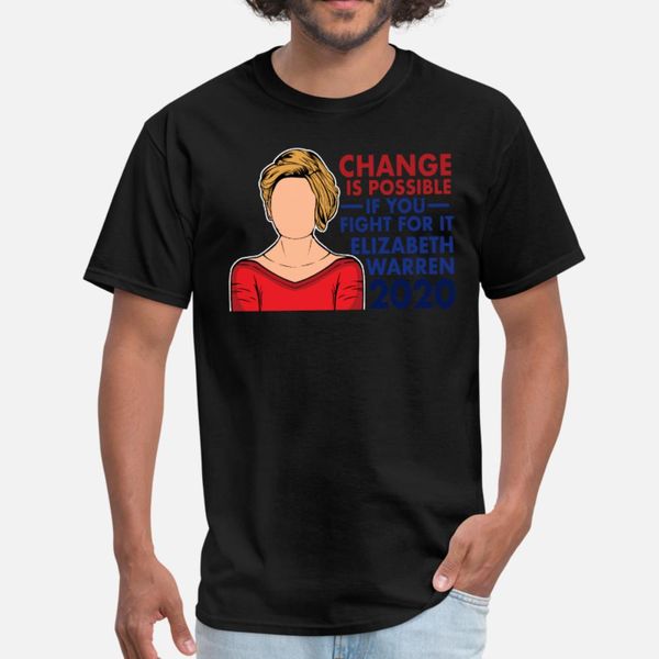 elizabeth warren change is possible quote 2020 t shirt men printed 100% cotton size s-3xl natural famous funny spring formal shirt
elizabeth warren change is possible quote 2020 t shirt men printed 100% cotton size s-3xl natural famous funny spring formal shirt