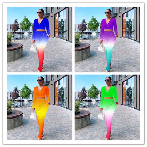 women designers clothes 2020 gradient tracksuit casual hoodies leggings pleated trousers v-neck long sleeve crop pants 2 pcs set d81701, White
women designers clothes 2020 gradient tracksuit casual hoodies leggings pleated trousers v-neck long sleeve crop pants 2 pcs set d81701, White