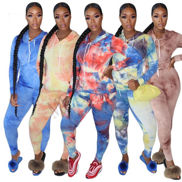 women tie dye blouses hooded pullover and leggings pants two piece outfits warm tracksuit sweatshirt sportswear clothing set d81010, White
women tie dye blouses hooded pullover and leggings pants two piece outfits warm tracksuit sweatshirt sportswear clothing set d81010, White