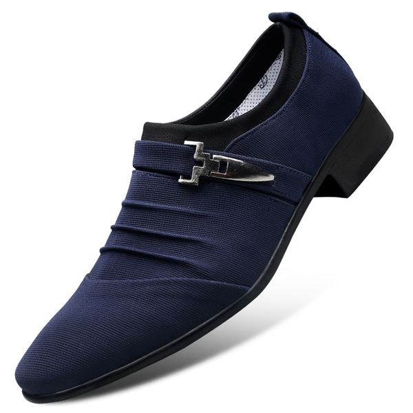 2020 fashion men shoes oxfords canvas dress shoes male formal business wedding flat men's footwear casual loafers plus -178, Black 
2020 fashion men shoes oxfords canvas dress shoes male formal business wedding flat men's footwear casual loafers plus -178, Black