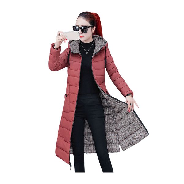 women x-long winter jacket reversible hooded windproof warm bio down coat oversize cotton padded parkas casaco feminino, Black
women x-long winter jacket reversible hooded windproof warm bio down coat oversize cotton padded parkas casaco feminino, Black