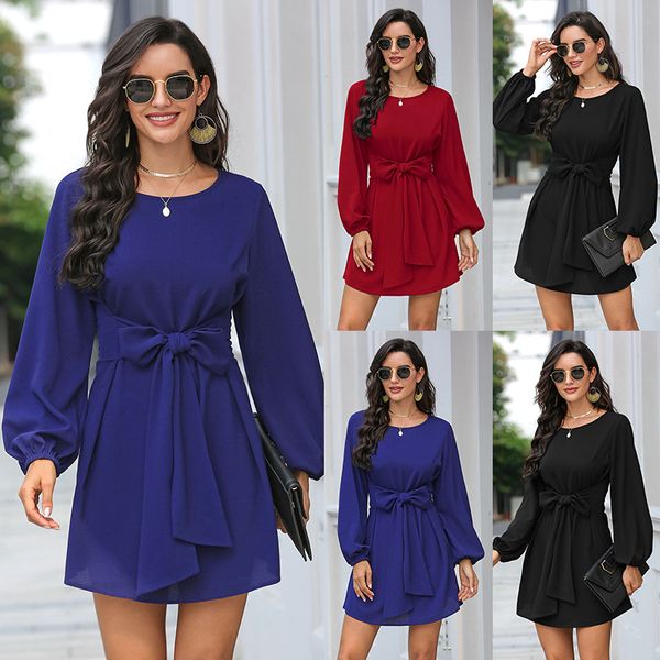 womens 2020 new style for autumn and winter dress selling waist hugging long sleeve dress, White;black
womens 2020 new style for autumn and winter dress selling waist hugging long sleeve dress, White;black