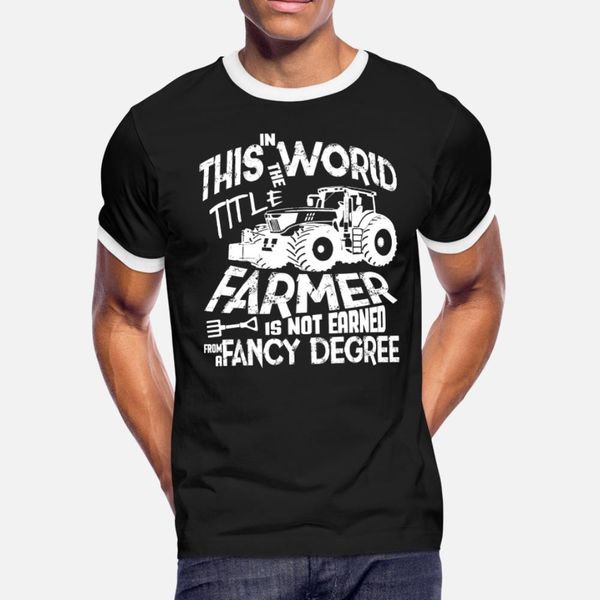 farmer is not earned from a fancy degree t shirt men printed 100% cotton crew neck cool famous basic summer original shirt
farmer is not earned from a fancy degree t shirt men printed 100% cotton crew neck cool famous basic summer original shirt