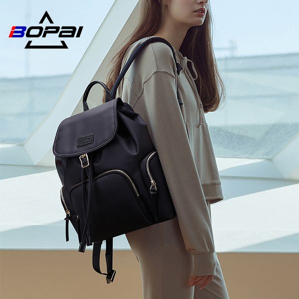 bopai waterproof women backpack with flap cover ladies draw string backpack black hasp teenagers daily use shoulder back packs
bopai waterproof women backpack with flap cover ladies draw string backpack black hasp teenagers daily use shoulder back packs