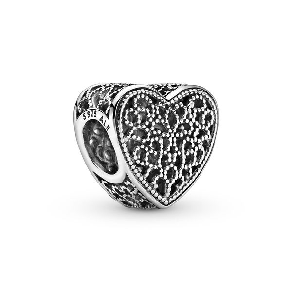 authentic ale 925 sterling silver fashion openwork romance filigree and beaded heart charm beads fit pandora bracelet for diy jewelry making, Black
authentic ale 925 sterling silver fashion openwork romance filigree and beaded heart charm beads fit pandora bracelet for diy jewelry making, Black
