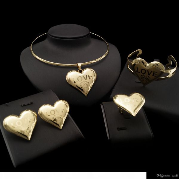 yulaili warm heart design trendy between lovers in engagement four jewelry sets full of romantic feelings gift box, Black
yulaili warm heart design trendy between lovers in engagement four jewelry sets full of romantic feelings gift box, Black