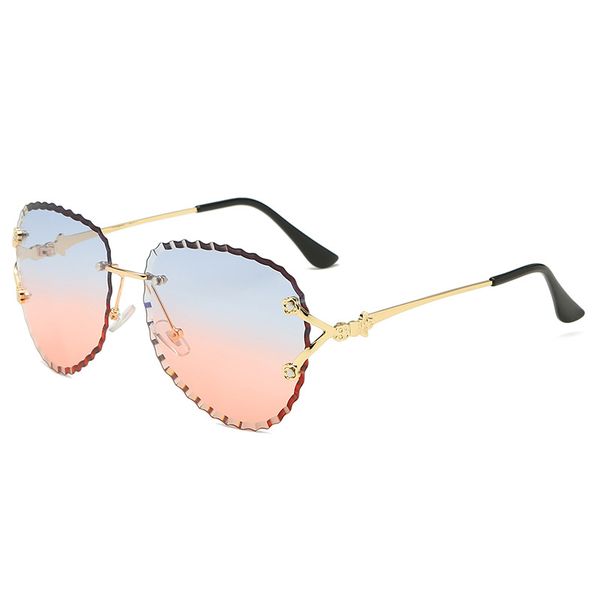 sunglasses 2021 fashion brand designer rimless women vintage cutting lens wave frame gradient pilot sun glasses for female uv400, White;black
sunglasses 2021 fashion brand designer rimless women vintage cutting lens wave frame gradient pilot sun glasses for female uv400, White;black