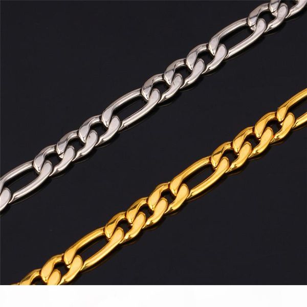 new trendy figaro chain stainless steel necklace sets 18k real gold plated chunky necklace bracelet men jewelry ys226, Black
new trendy figaro chain stainless steel necklace sets 18k real gold plated chunky necklace bracelet men jewelry ys226, Black