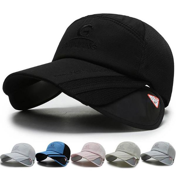 summer empty outdoor baseball cap female retractable visor sun protection hats men fishing cap, Blue;gray
summer empty outdoor baseball cap female retractable visor sun protection hats men fishing cap, Blue;gray