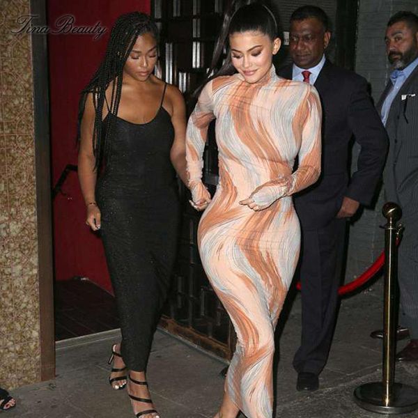 party prom striped long sleeve club wear of women fashion printed thin soft wavy dress of autumn 2020, Black;gray
party prom striped long sleeve club wear of women fashion printed thin soft wavy dress of autumn 2020, Black;gray