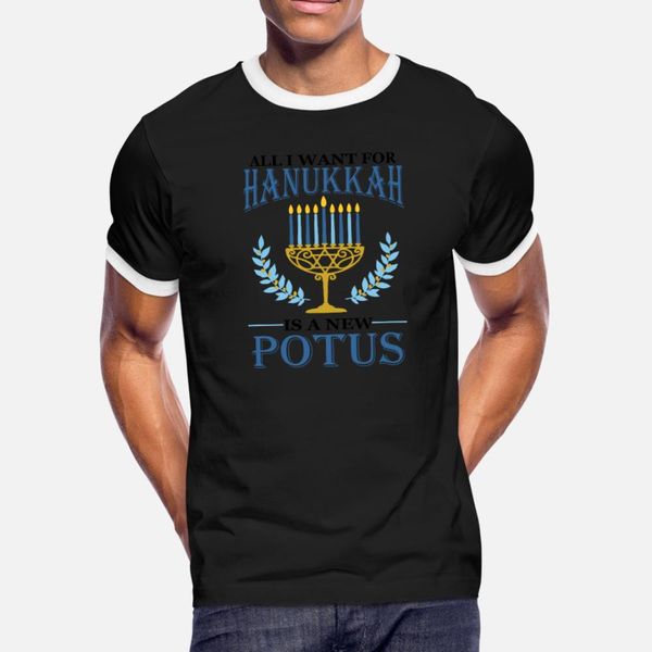 all i want for hanukkah is a new potus jewish t shirt men knitted 100% cotton s-3xl basic solid famous casual spring letter shirt, White;black
all i want for hanukkah is a new potus jewish t shirt men knitted 100% cotton s-3xl basic solid famous casual spring letter shirt, White;black