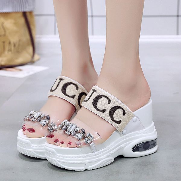 increased air cushion women sandals 2020 new summer shoes women high heel peep toe sandals platform rhinestone ladies shoes, Black
increased air cushion women sandals 2020 new summer shoes women high heel peep toe sandals platform rhinestone ladies shoes, Black
