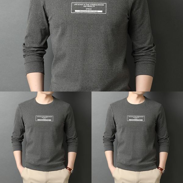 men's sweater 2020 autumn long sleeve fashion round neck men's casual base youth korean style t-shirt thin t-shirt sweaterunderpan, Black 
men's sweater 2020 autumn long sleeve fashion round neck men's casual base youth korean style t-shirt thin t-shirt sweaterunderpan, Black
