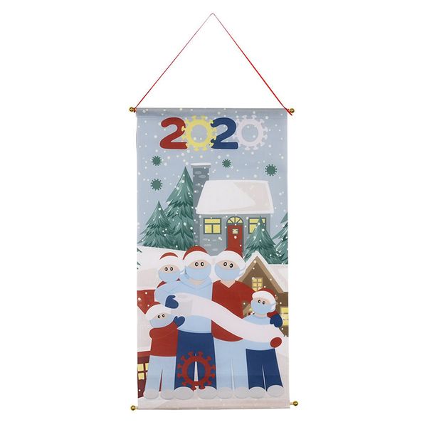 2020 christmas quarantine family of mask flag snowman santa claus window door dining table wall dossal flag fashion xmas ornaments f92501
2020 christmas quarantine family of mask flag snowman santa claus window door dining table wall dossal flag fashion xmas ornaments f92501